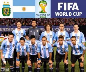 пазл Выбор Аргентины, Группа F, Бразилия 2014